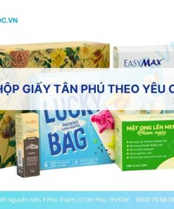 In hộp giấy Tân Phú theo yêu cầu