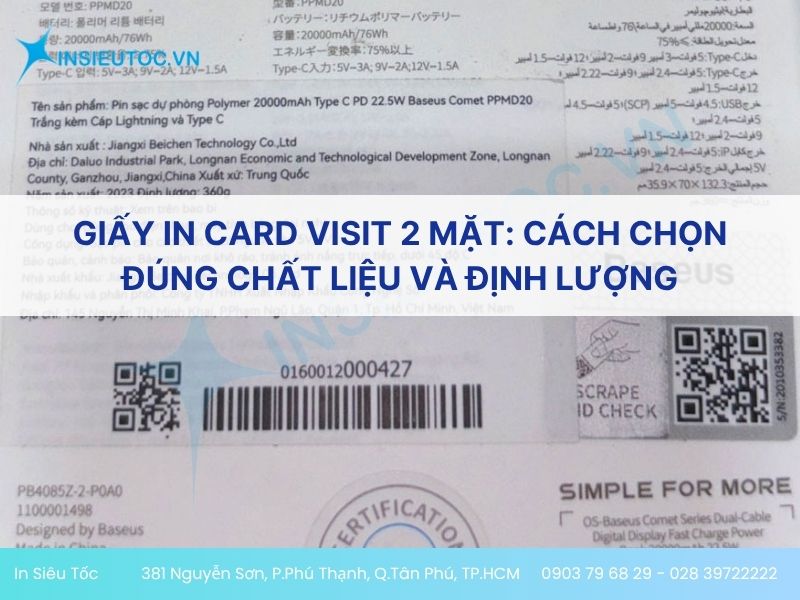 Cách in tem nhãn phụ cho hàng nhập khẩu đúng quy định