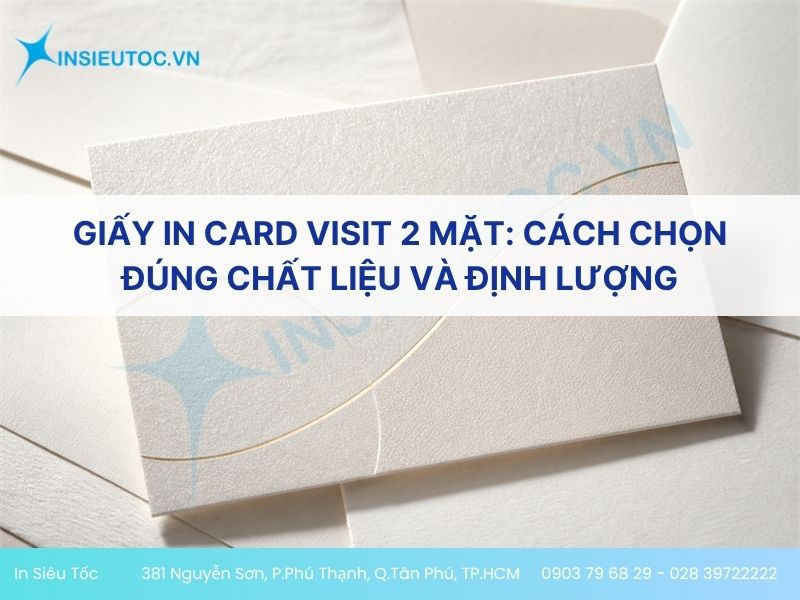 In Card Visit Giấy Thơm Và Cách Chọn Quy Cách In Phù Hợp