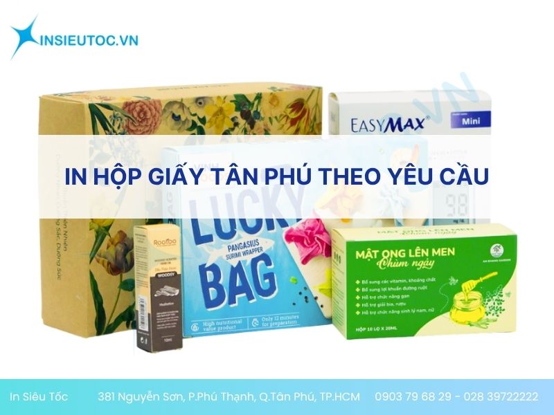 In hộp giấy Tân Phú theo yêu cầu