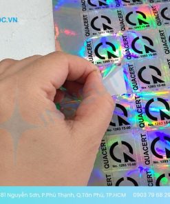 Decal xi bạc 7 màu có hiệu ứng ánh sắc cầu vồng nổi bật