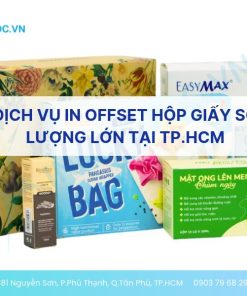Dịch vụ in offset hộp giấy số lượng lớn tại TP.HCM