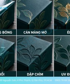 Những kỹ thuật gia công sau khi in offset hộp giấy