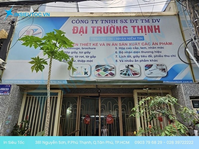 Đại Trường Thịnh là đơn vị in decal dán Tân Phú