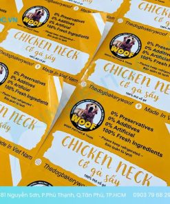 Decal quảng cáo thức ăn thú cưng