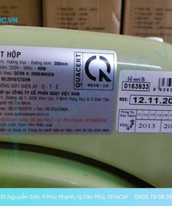 Decal xi bạc A4 dán trên quạt