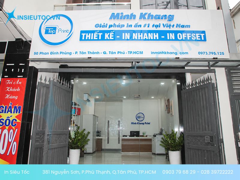 In ấn tờ rơi Tân Phú chất lượng tại In Minh Khang