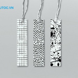 Mẫu mác quần áo hình chữ nhật đơn giản nhưng đầy ấn tượng In Nhãn Mác quần áo với nhiều mẫu mã đẹp