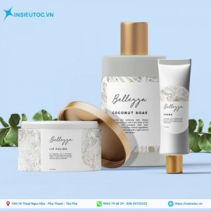 mẫu tem nhãn mỹ phẩm ấn tượng