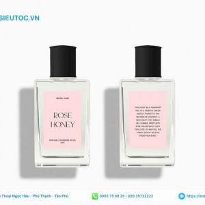 tem nhãn mỹ phẩm rose honey