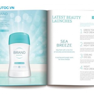 Mẫu tờ rơi với đầy đủ hình ảnh, thông tin về sản phẩm mẫu tờ rơi mỹ phẩm