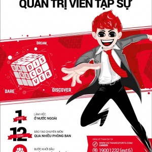 Mẫu thiết kế poster tuyển dụng đầy tinh tế và ấn tượng. Poster tập sự tuyển dụng