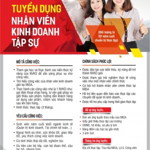 Mẫu poster tuyển dụng đơn giản mà bạn có thể thực hiện theo. poster tuyển dụng bố cục đẹp