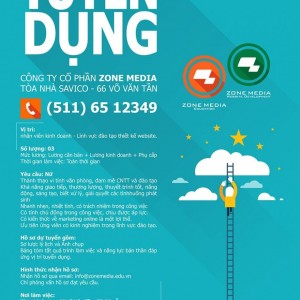 Mẫu poster tuyển dụng có thiết kế với bố cục đơn giản, bao gồm tất cả các thông tin cần thiết. poster thông tin tuyển dụng