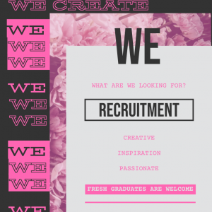 mẫu tờ rơi tuyển dụng sáng tạo