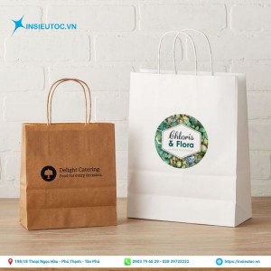 Thiết kế mang tính thẩm mỹ cao, bắt mắt. In túi giấy số lượng ít, giá rẻ tại TPHCM