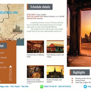 tập gấp du lịch thu hút khách hàng