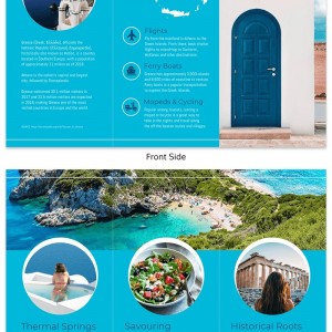 thiết kế tập gấp du lịch