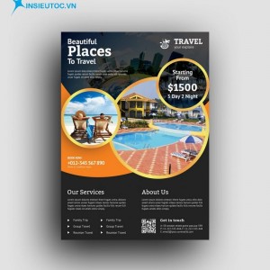 thiết kế và in tờ rơi du lịch