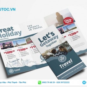 tờ rơi du lịch dịp nghỉ lễ